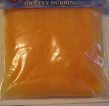 ������� Superfine dry fly dub sulphur orange